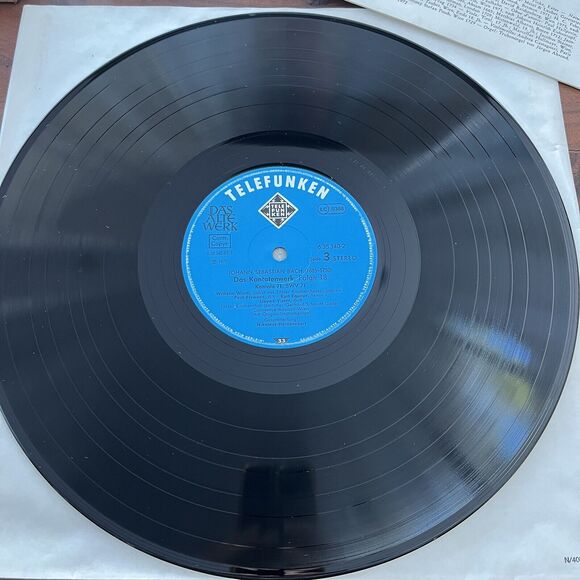 J. S. Bach Das Kantatenwerk Complete Cantatas Vol 18 LP Box Set 1977 Telefunken - Picture 6 of 8